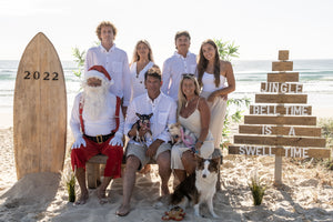 Santa On The Beach photo session CASTAWAYS DOG BEACH