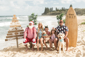 Santa On The Beach photo session SHELLY BEACH